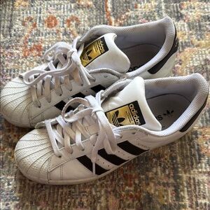 Adidas White and Black Sneakers